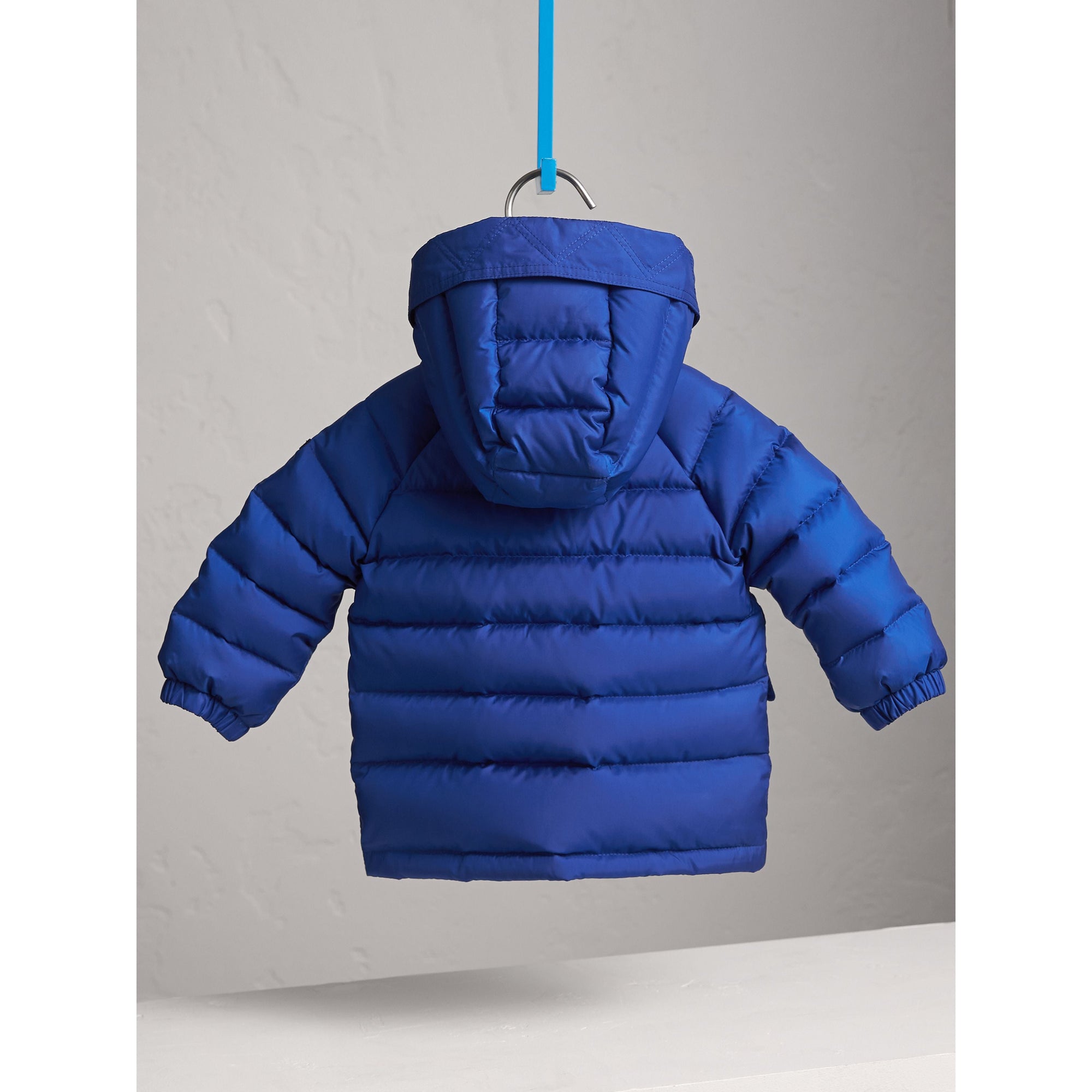 Doudoune courte imperméable à capuche - Brilliant Blue