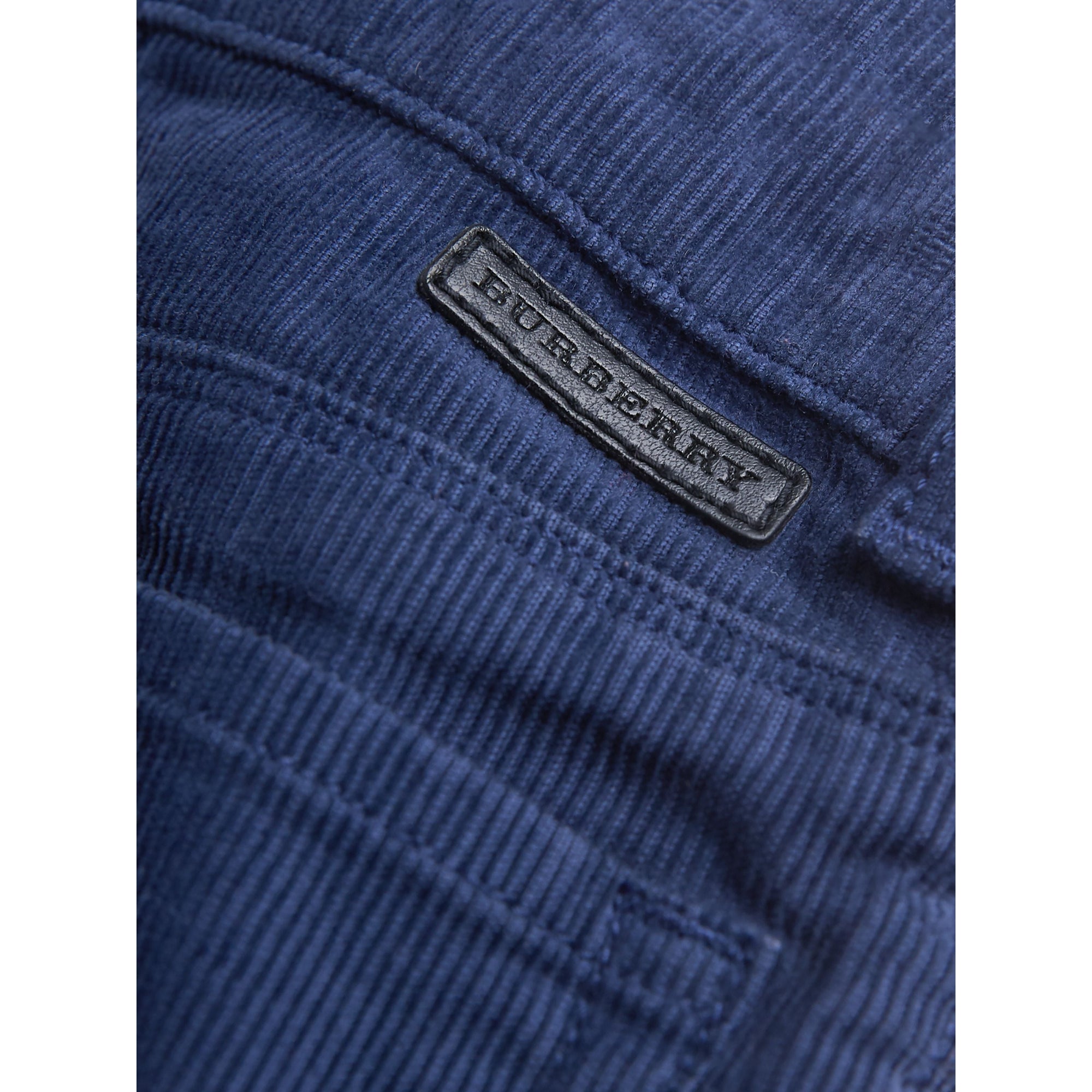 Pantalon en velours côtelé extensible - Cobalt Blue