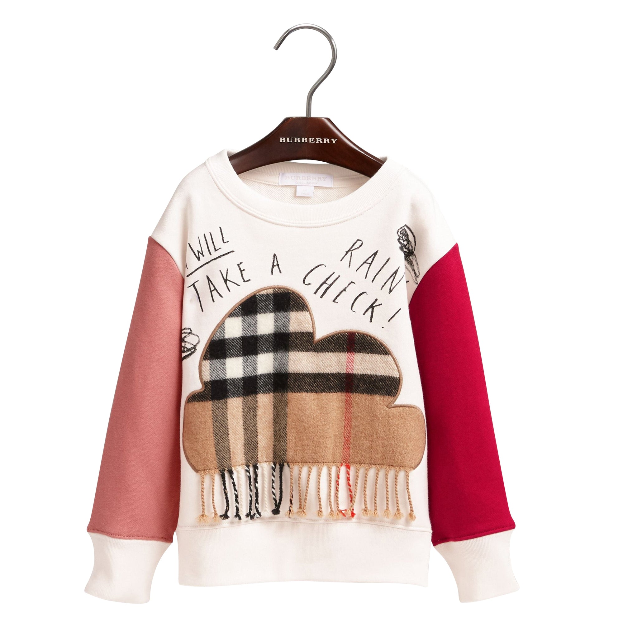 Sweat-shirt en coton à motif météo - New Classic Check