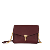 Petit sac à bandoulière en cuir - Mahogany Red