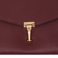 Petit sac à bandoulière en cuir - Mahogany Red