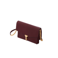 Petit sac à bandoulière en cuir - Mahogany Red