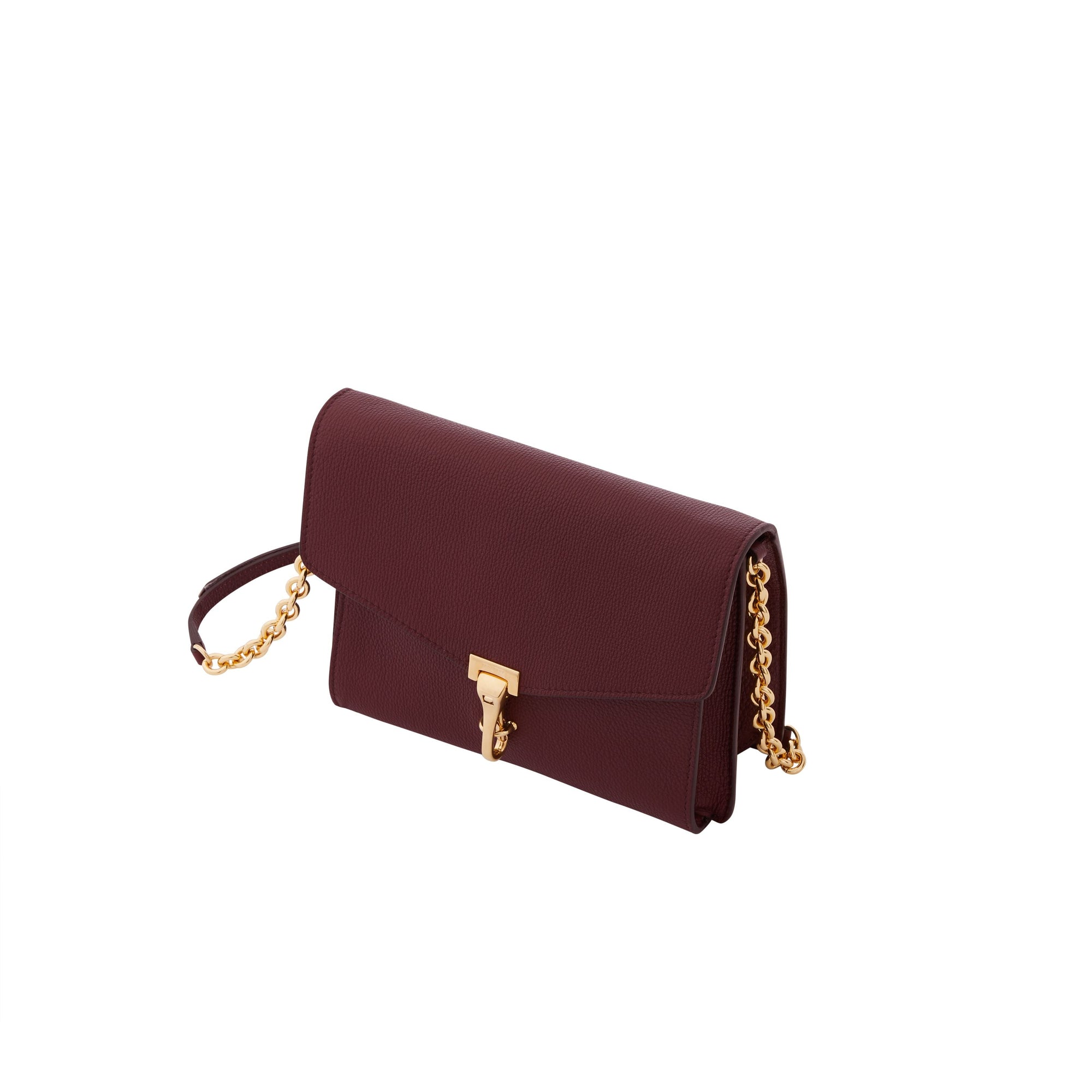 Petit sac à bandoulière en cuir - Mahogany Red