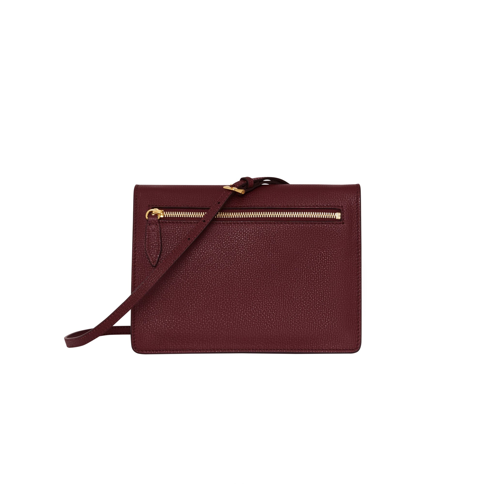 Petit sac à bandoulière en cuir - Mahogany Red