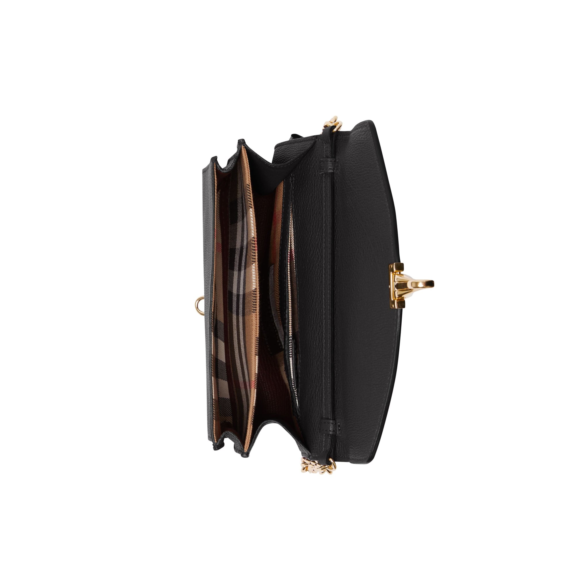 Petit sac à bandoulière en cuir - Black