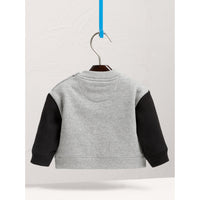 Sweat-shirt en coton à motif météo - Black