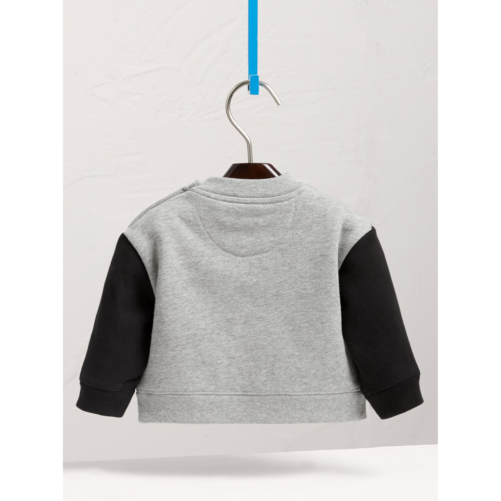 Sweat-shirt en coton à motif météo - Black