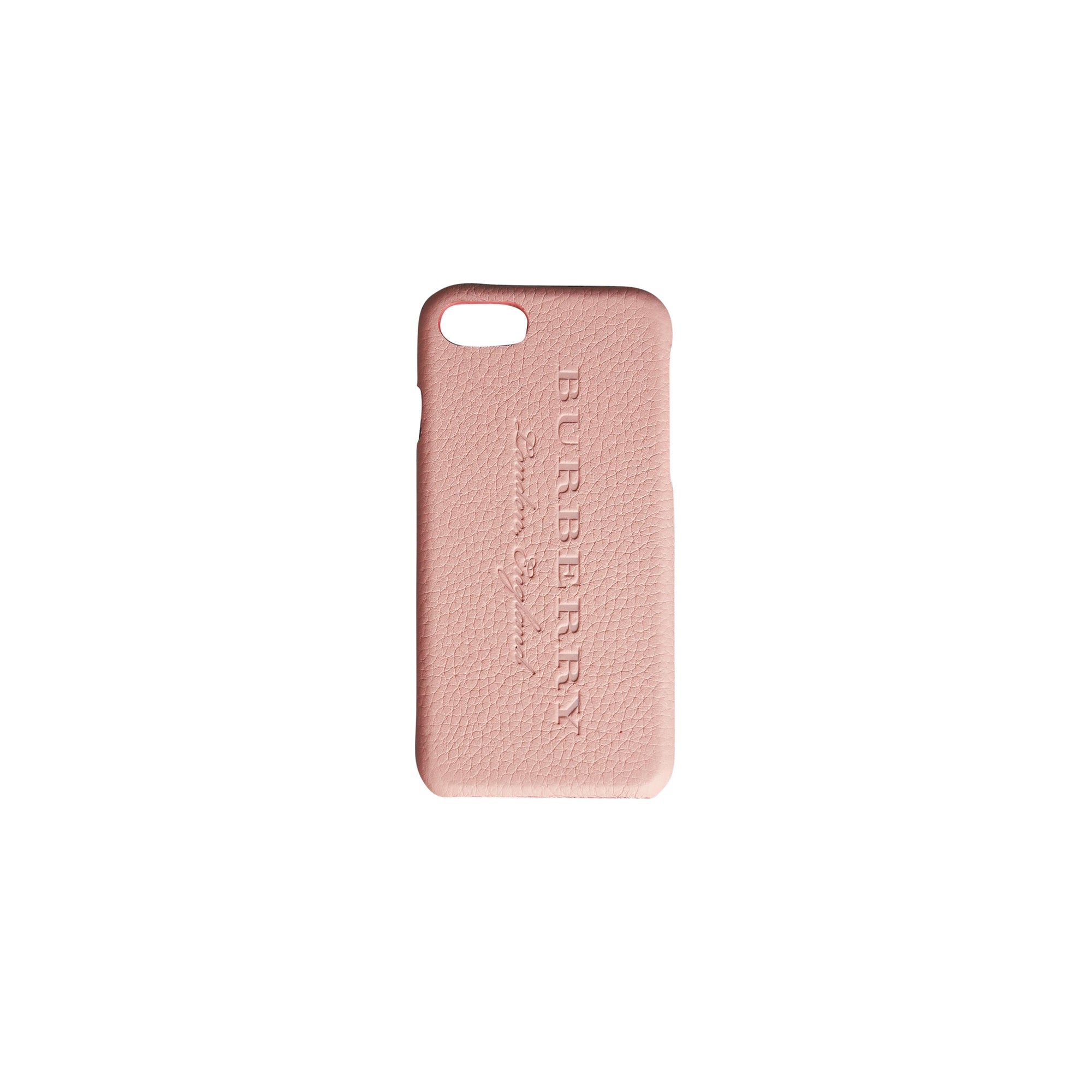 Étui pour iPhone 7 en cuir London - Pale Ash Rose