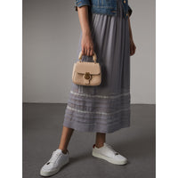 Mini sac à main DK88 en cuir - Honey