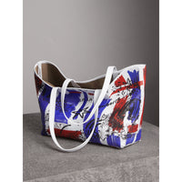 Sac tote Doodle moyen réversible - Pink