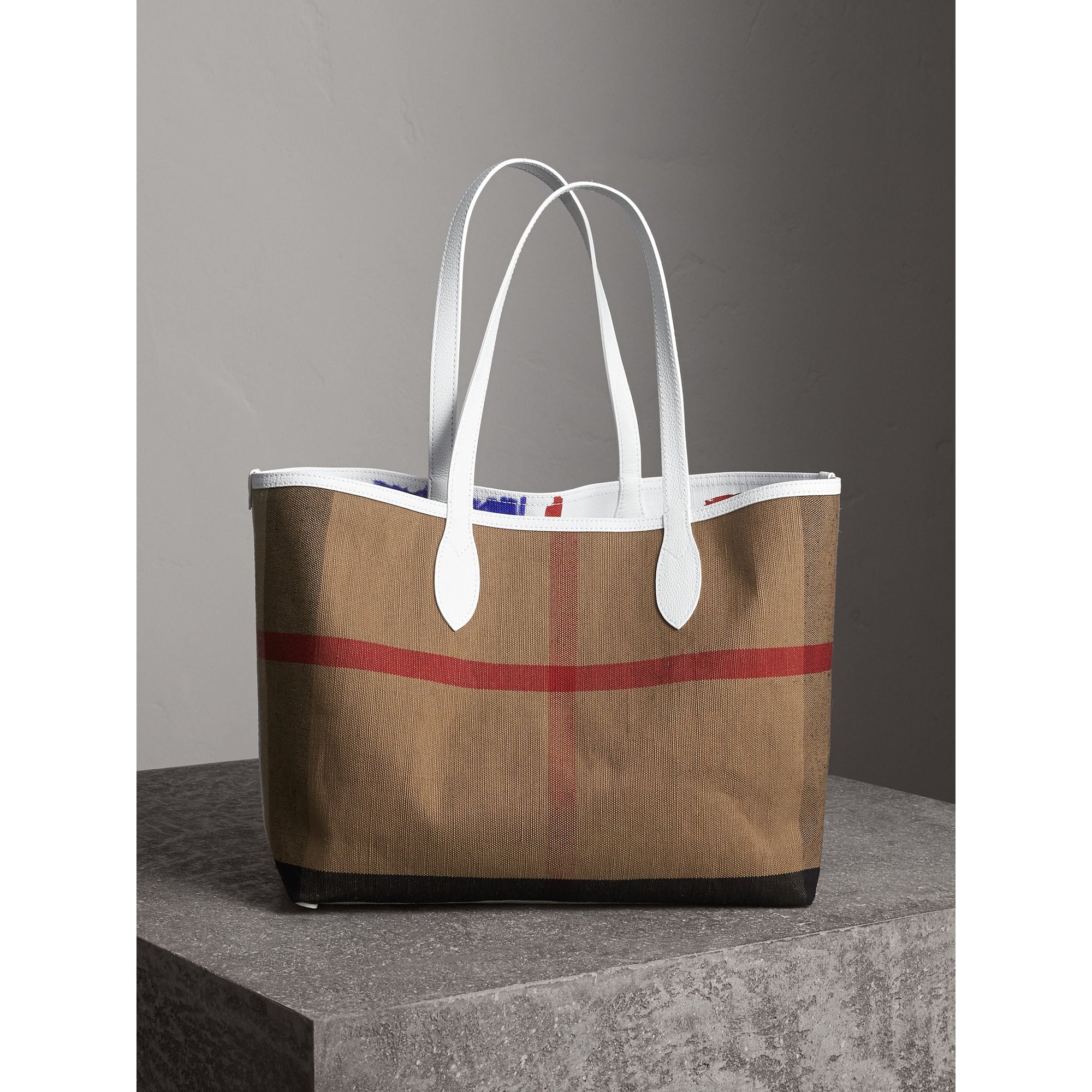 Sac tote Doodle moyen réversible - Pink