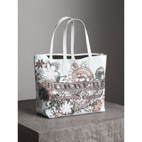 Grand sac tote Doodle réversible - Pink