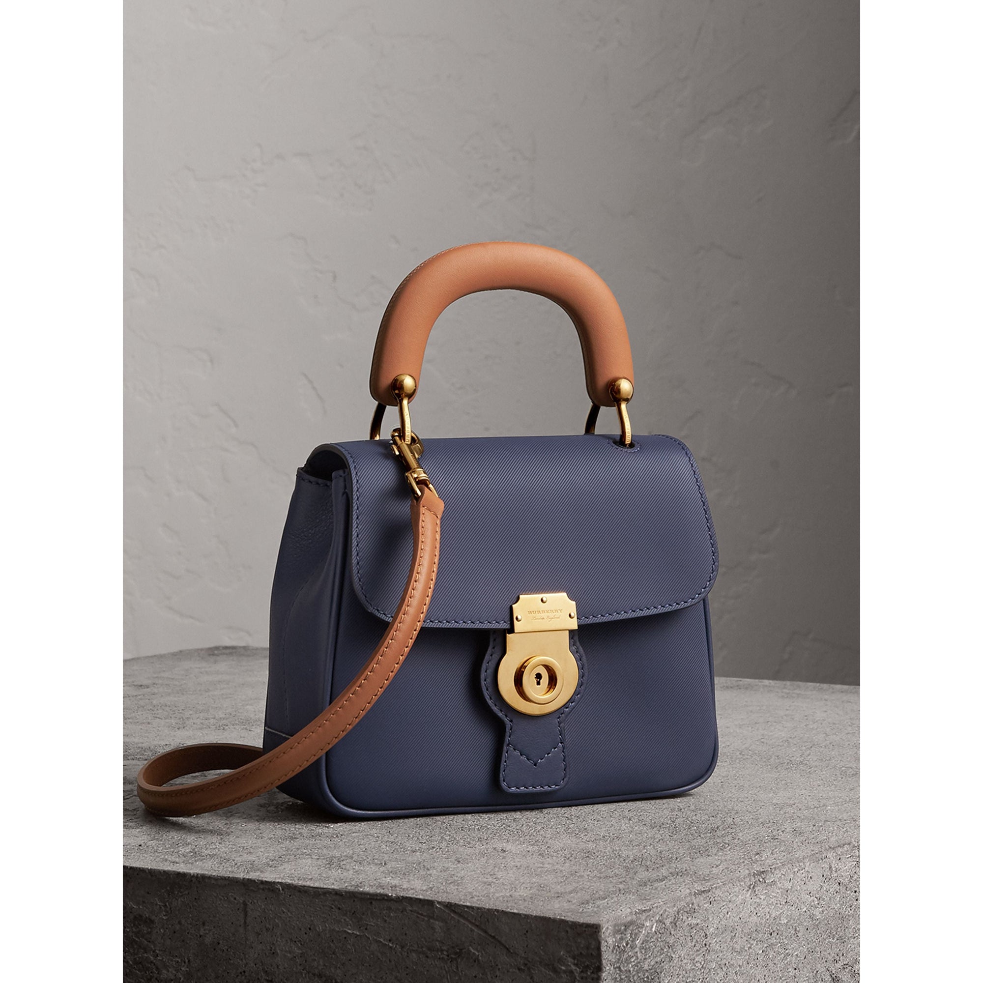 Petit sac à main DK88 en cuir - Ink Blue