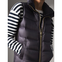 Veste sans manches rembourrée en duvet - Blue Black