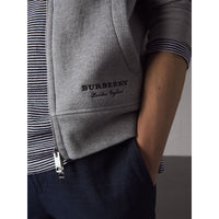 Gilet à capuche motif Pallas Helmet en jersey - Grey Melange