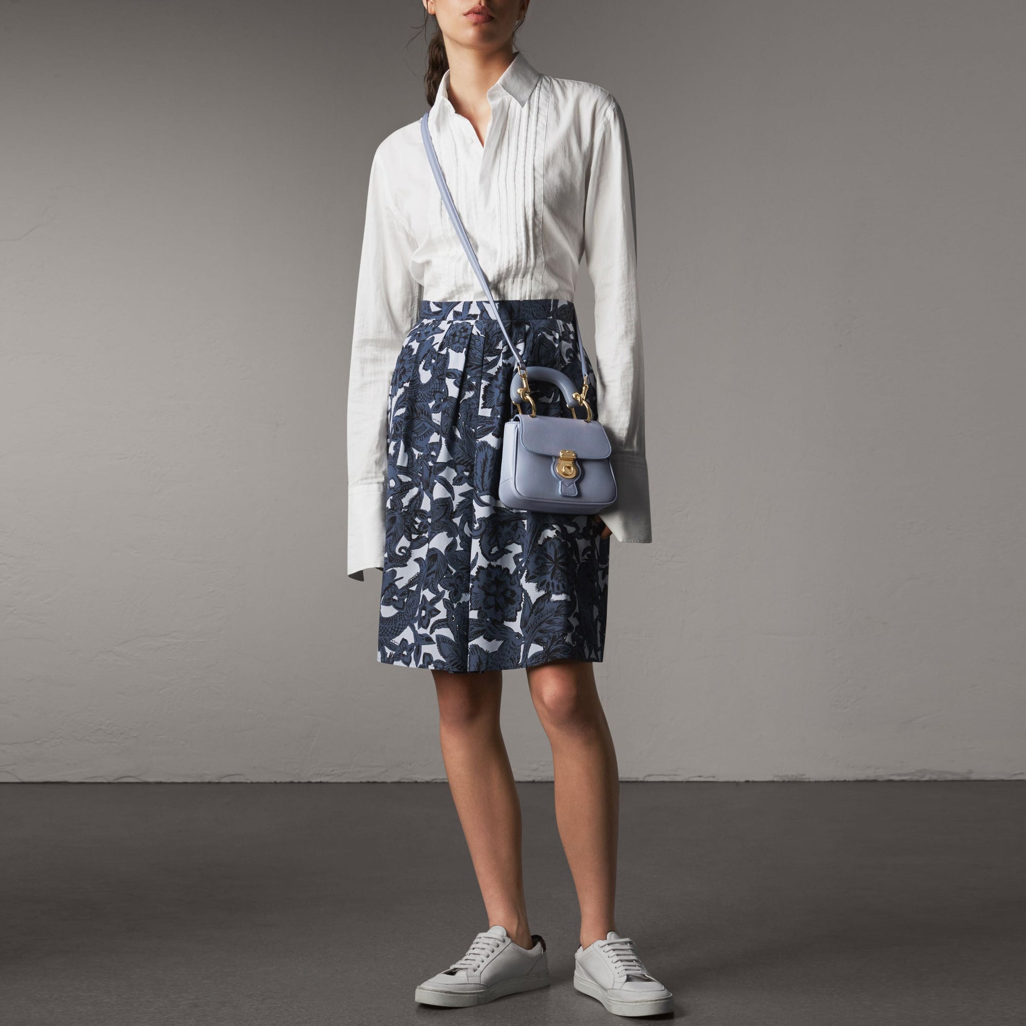 Mini sac à main DK88 en cuir - Slate Blue