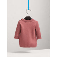 Robe en cachemire et coton mélangé avec motif check - Mauve Pink