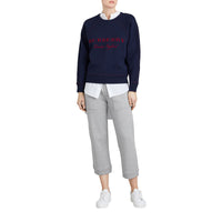 Pantalon de survêtement 7/8 en jersey - Pale Grey Melange