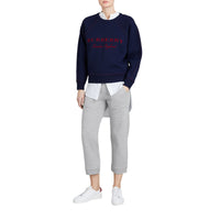 Pantalon de survêtement 7/8 en jersey - Pale Grey Melange