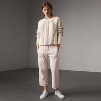Pantalon de survêtement 7/8 en jersey - Winter White