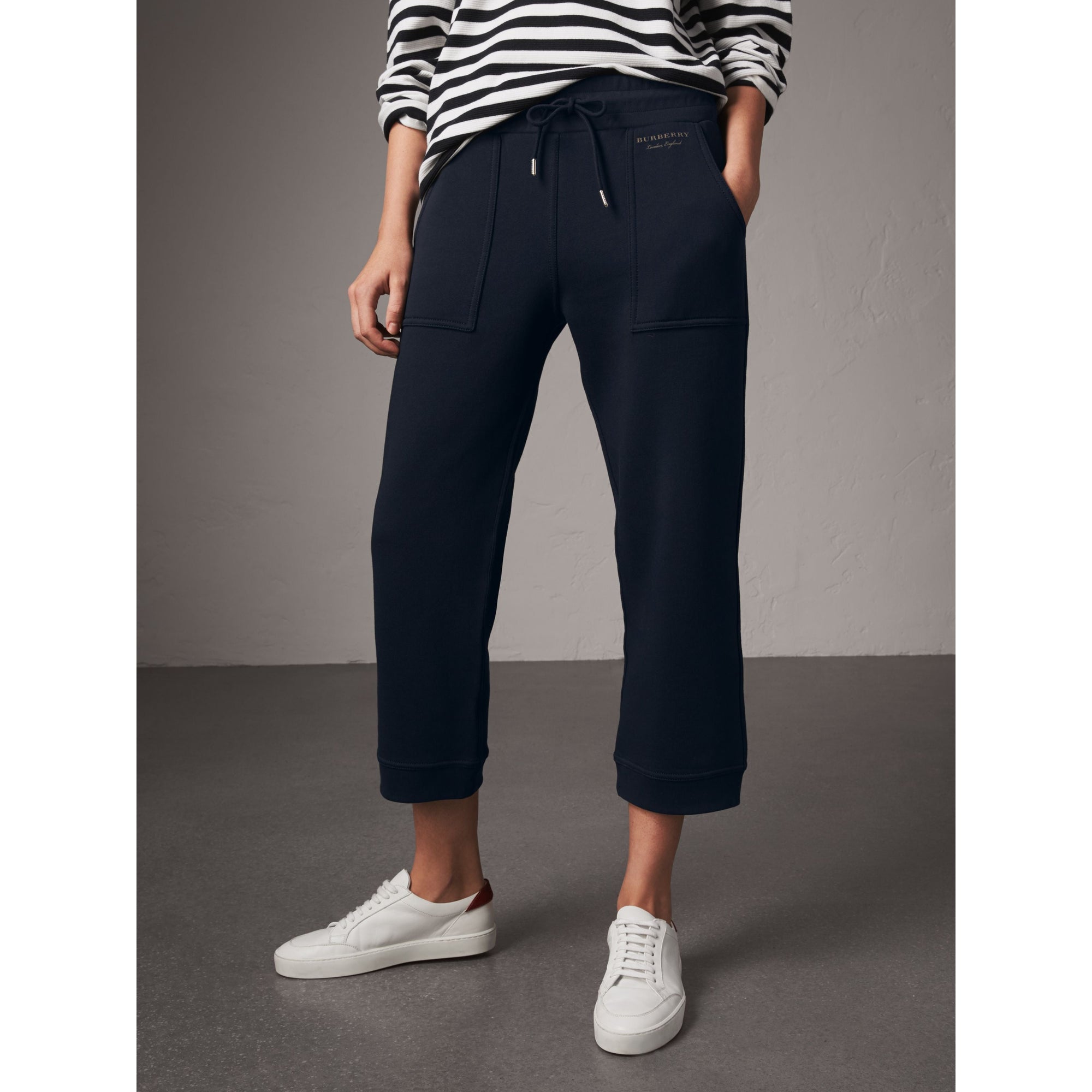 Pantalon de survêtement 7/8 en jersey - Navy