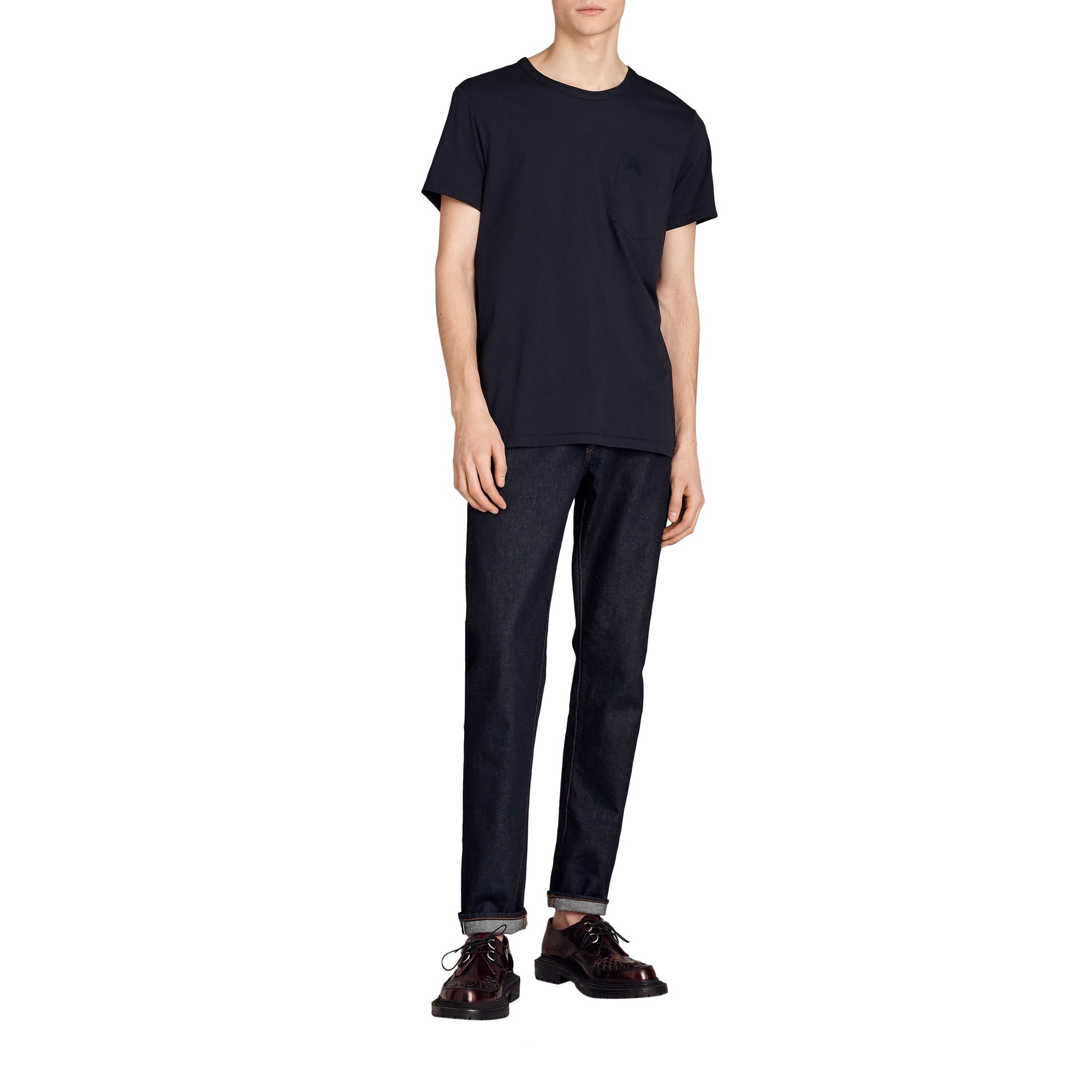 T-shirt en jersey de coton - Navy