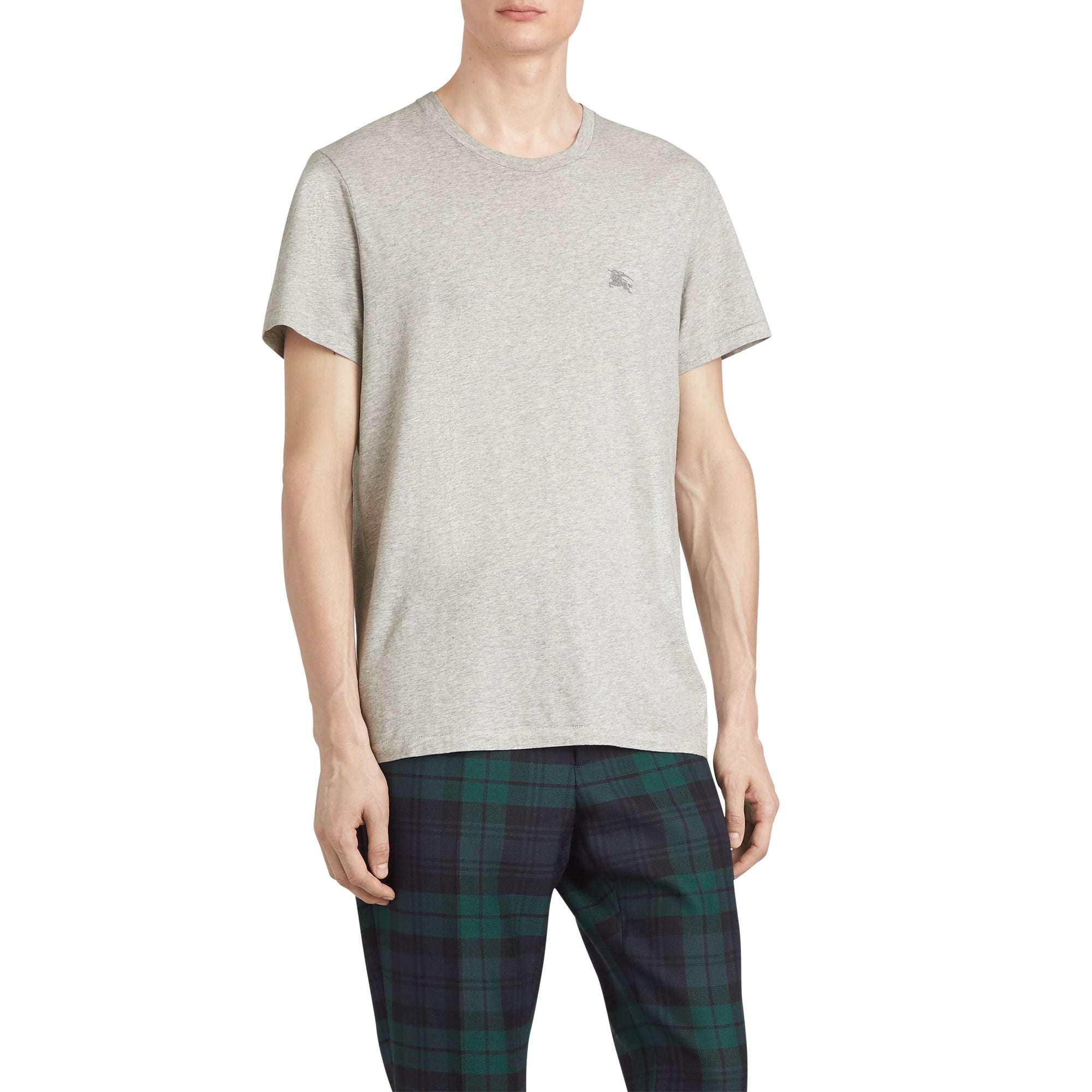 T-shirt en jersey de coton - Pale Grey Melange
