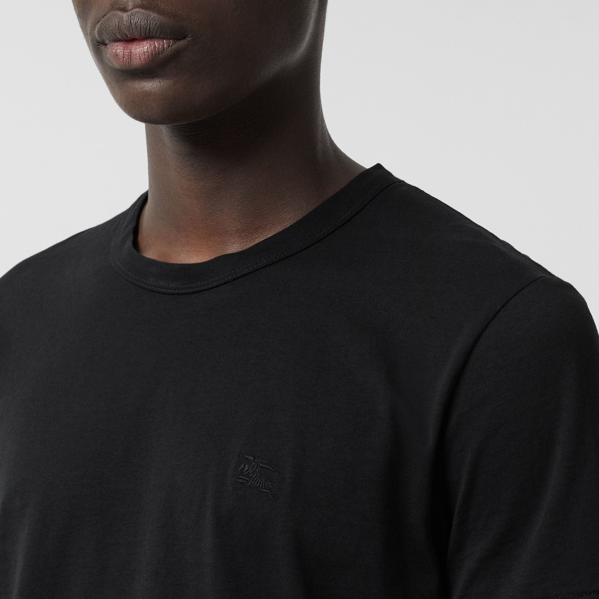T-shirt en jersey de coton - Black