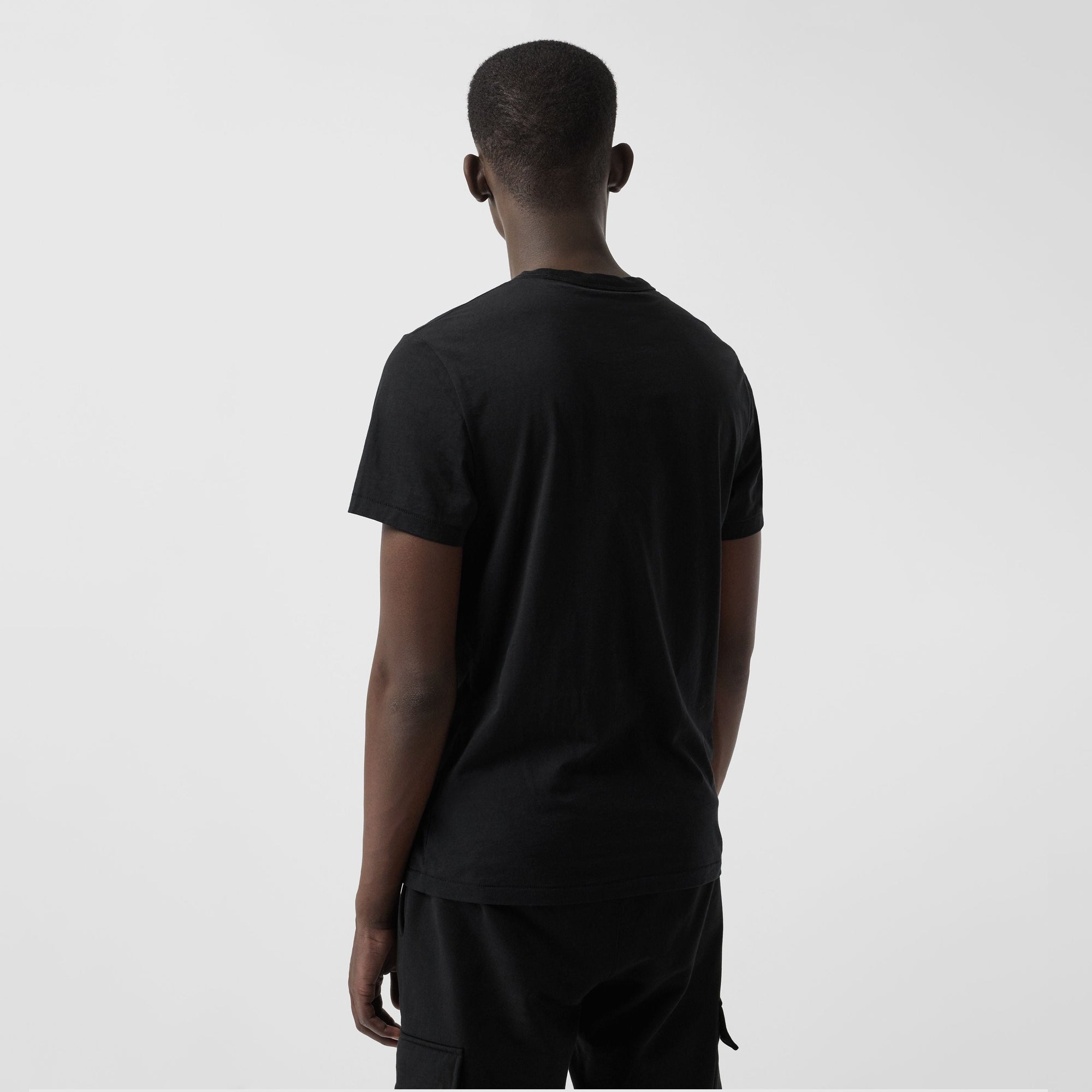 T-shirt en jersey de coton - Black