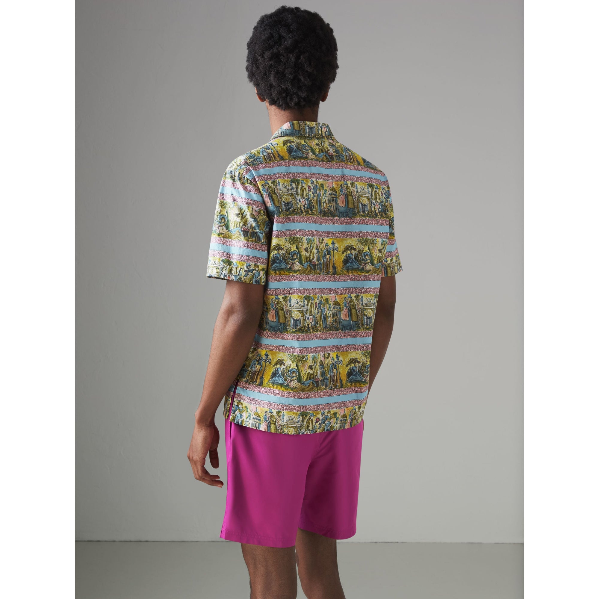 Short de bain avec cordon de serrage - Bright Fuchsia