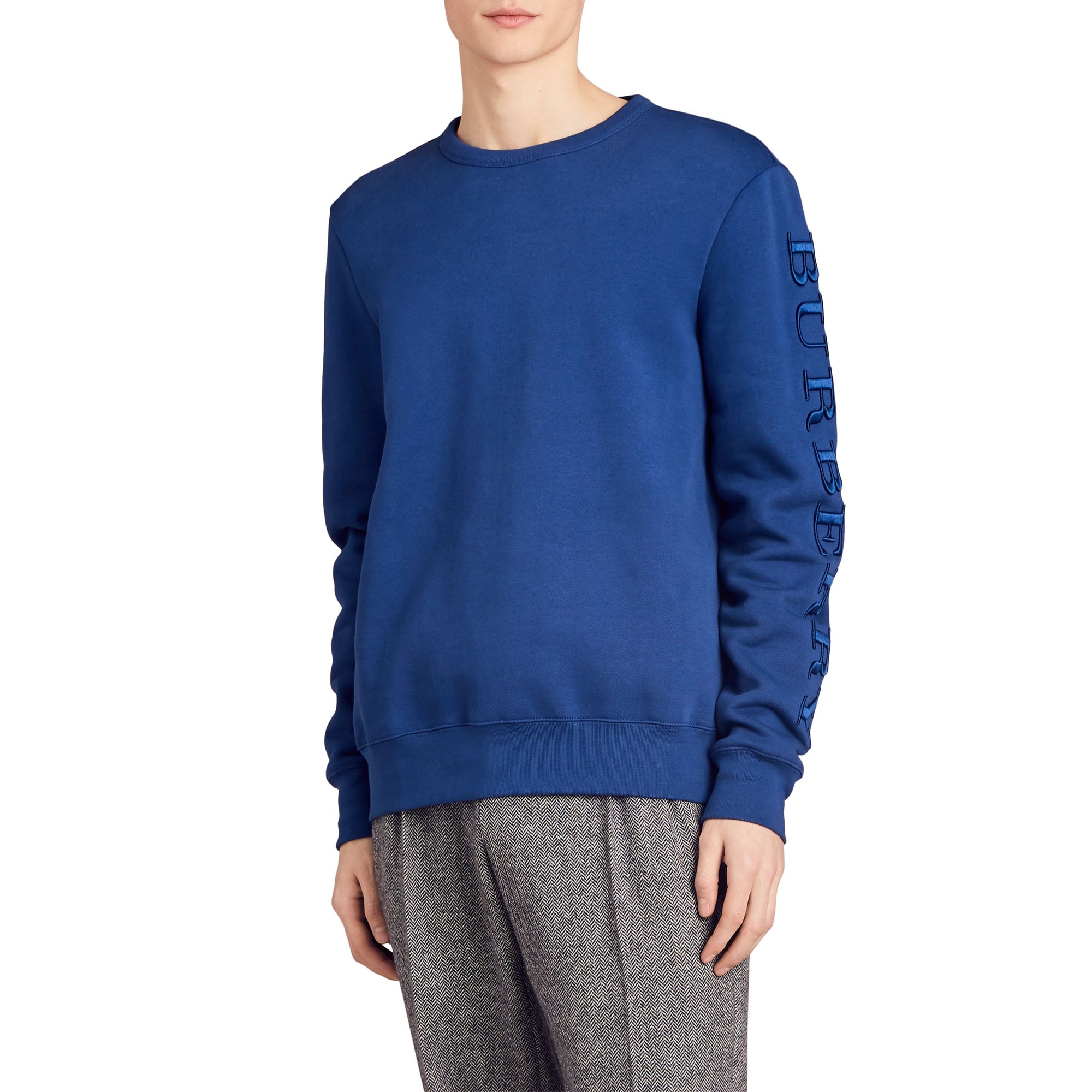 Sweat-shirt en jersey de coton - Bright Blue