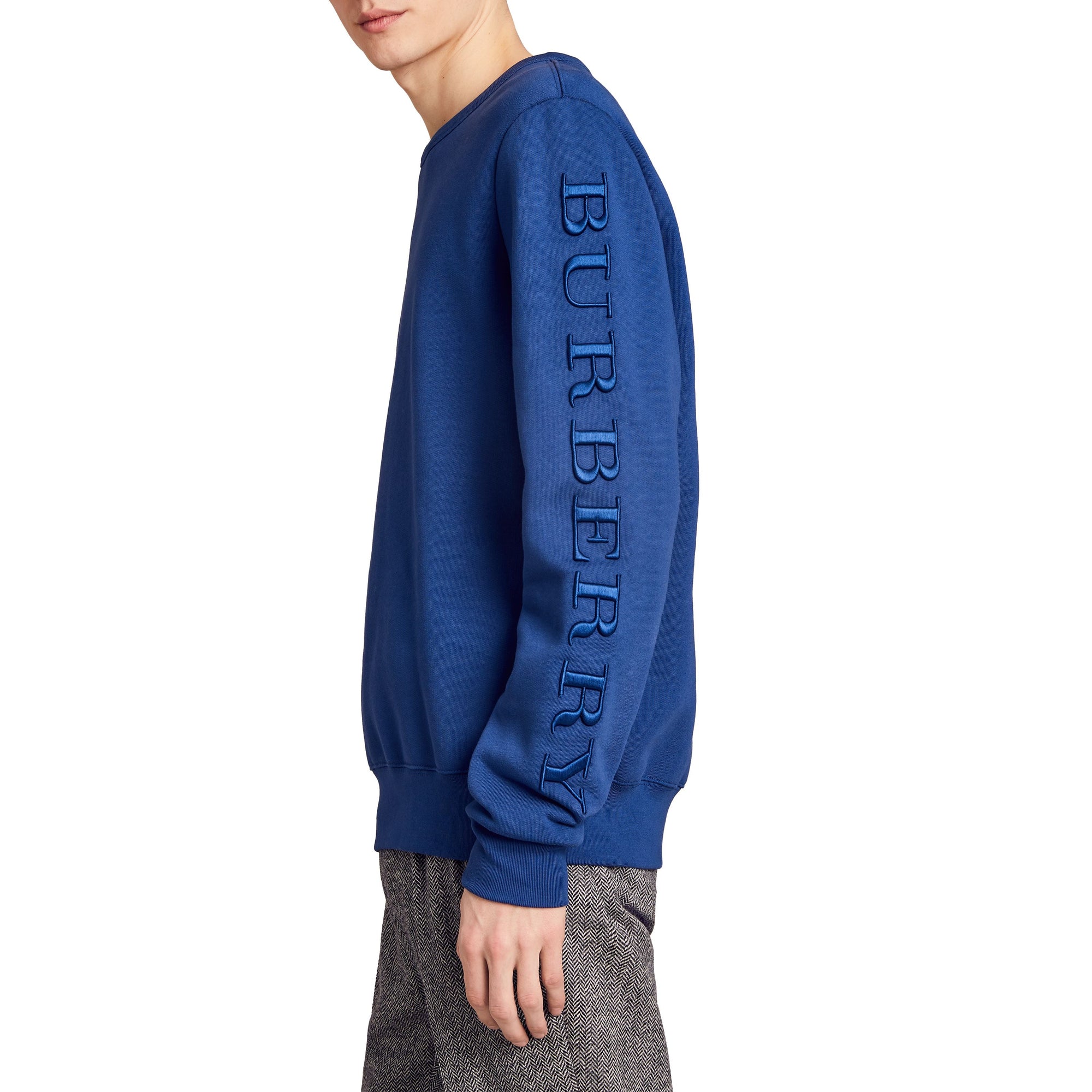 Sweat-shirt en jersey de coton - Bright Blue