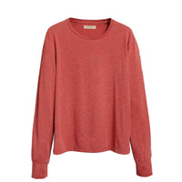 Haut en jersey à motif dévoré - Bright Red Melange