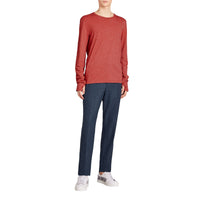 Haut en jersey à motif dévoré - Bright Red Melange