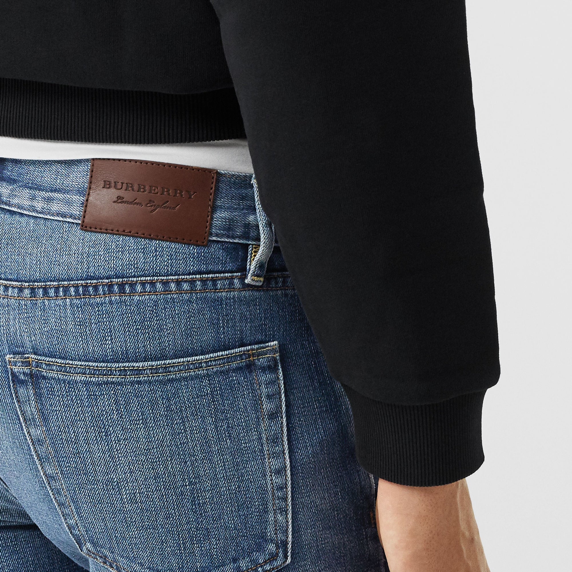 Jean de coupe slim en denim selvedge japonais délavé - Light Indigo