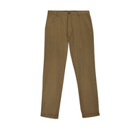 Pantalon chino en sergé de coton - Olive Green