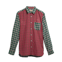 Chemise Oxford en coton tartan - Pine Green