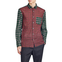 Chemise Oxford en coton tartan - Pine Green