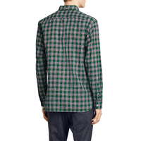Chemise Oxford en coton tartan - Pine Green