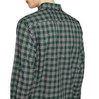 Chemise Oxford en coton tartan - Pine Green