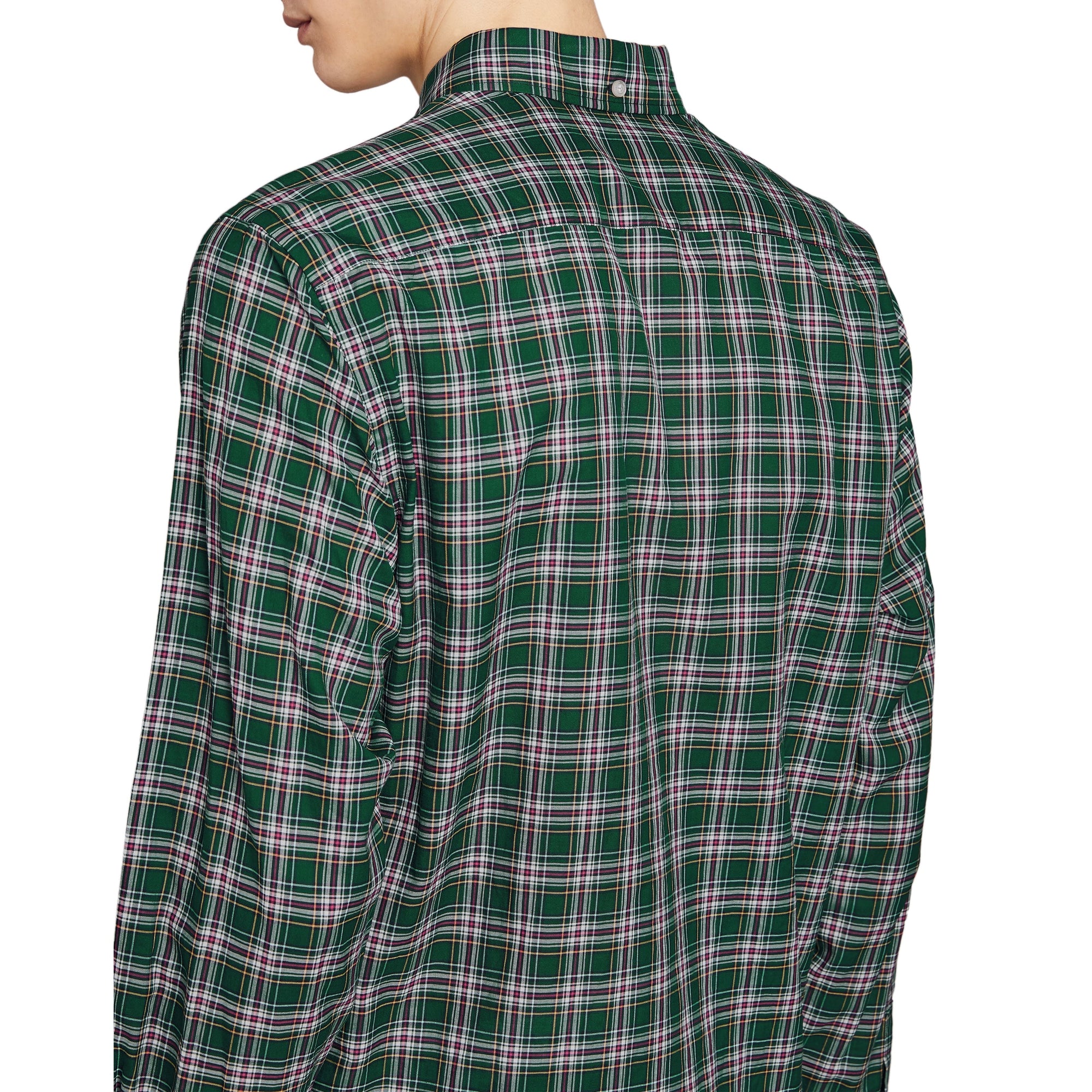 Chemise Oxford en coton tartan - Pine Green