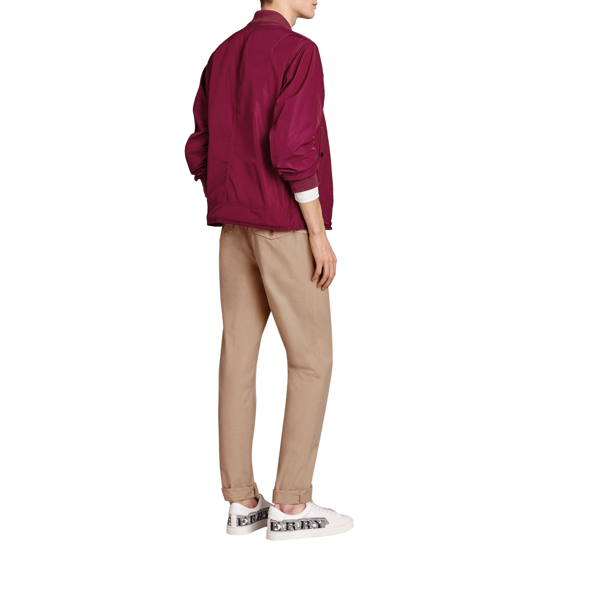 Bomber en taffetas à mémoire de forme - Fritillary Pink