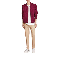 Bomber en taffetas à mémoire de forme - Fritillary Pink