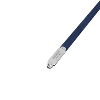Ceinture en cuir avec boucle plaque - Canvas Blue