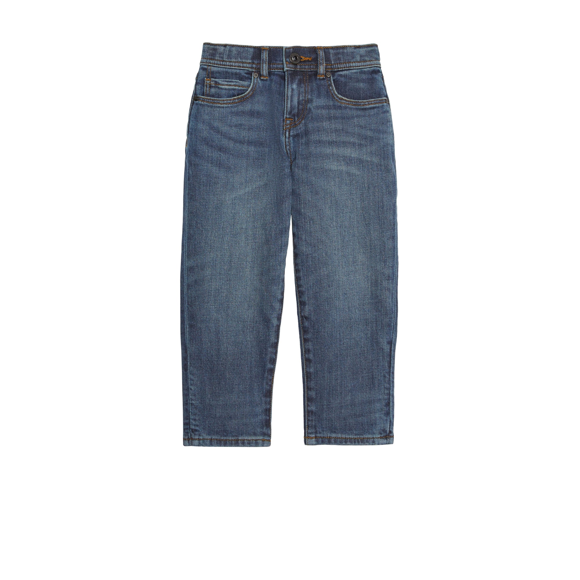 Jean décontracté en denim stretch - Mid Indigo