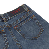 Jean décontracté en denim stretch - Mid Indigo