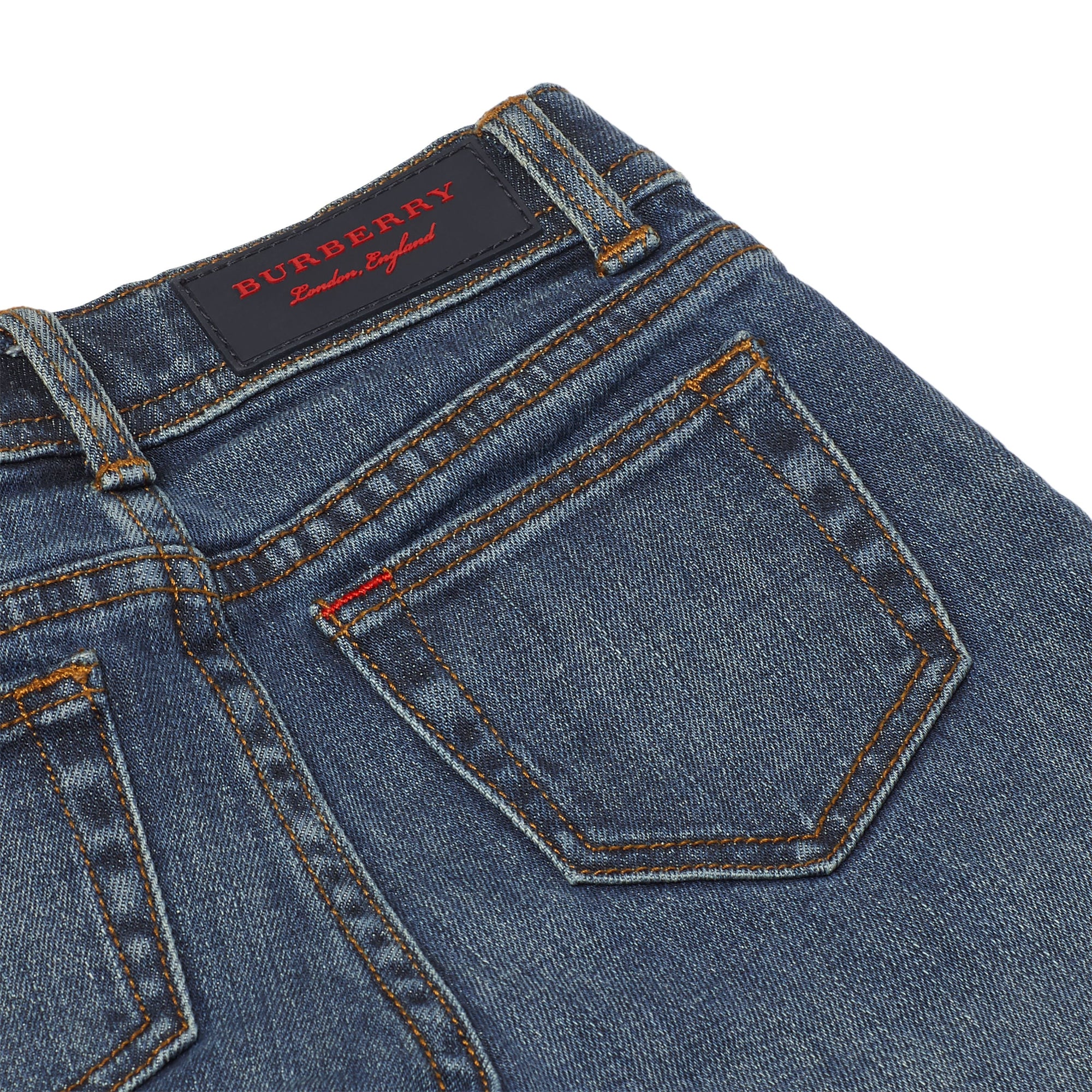 Jean décontracté en denim stretch - Mid Indigo