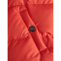 Veste sans manches rembourrée à capuche - Bright Orange Red