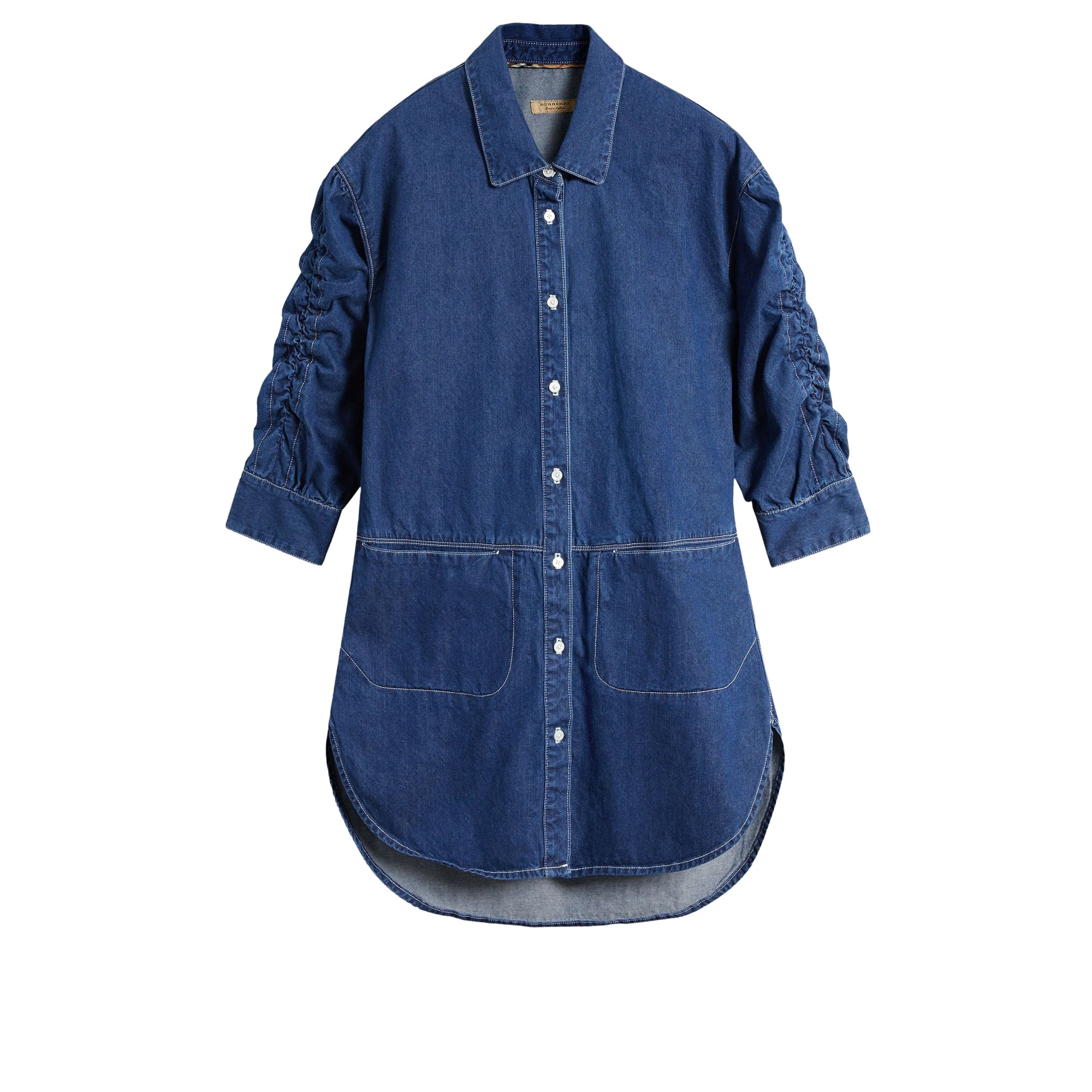 Robe chemise en coton japonais - Light Indigo
