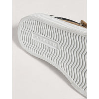 Sneakers en coton House check et cuir - Classic & Optic White
